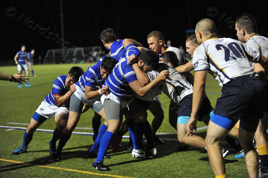Wheaton Men\'s Rugby vs Mass Maritime.  Photo by Keith Nordstrom